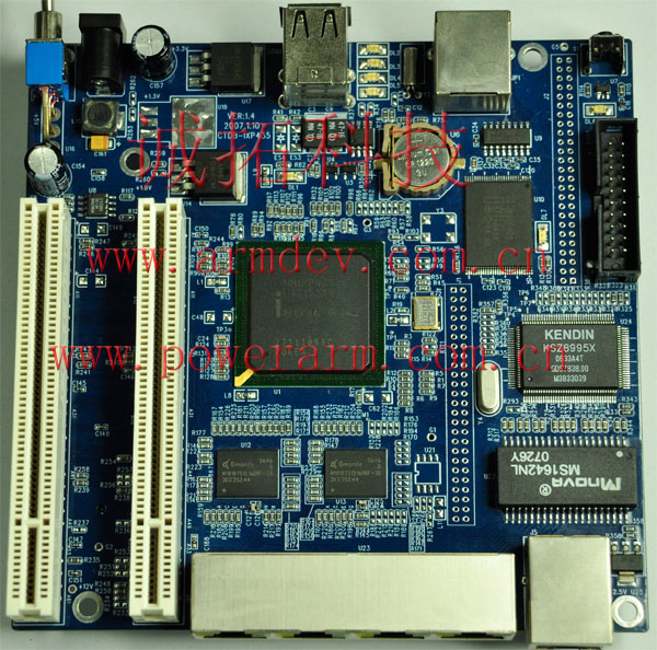 IXP430开发板 IXP435开发板 正面照片
